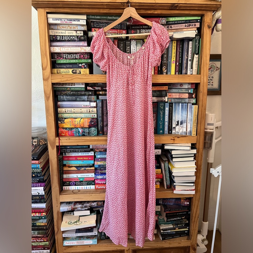 Doen Sofia Dress in Pink Floral Bloom